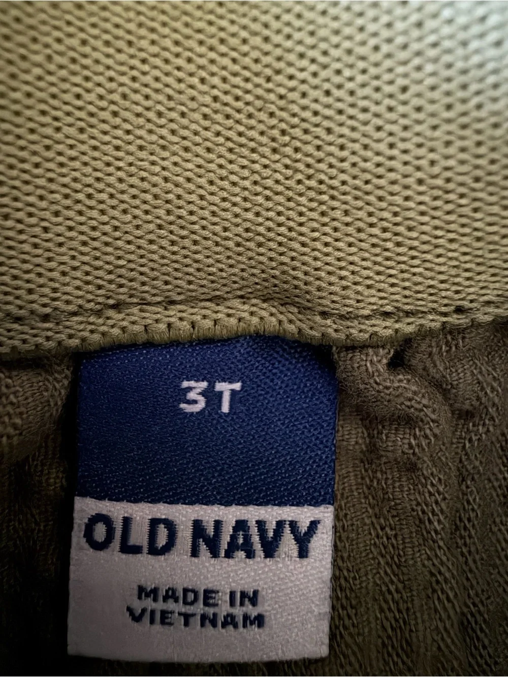 Old Navy Olive Green Corduroy Skirt with Heart Pockets